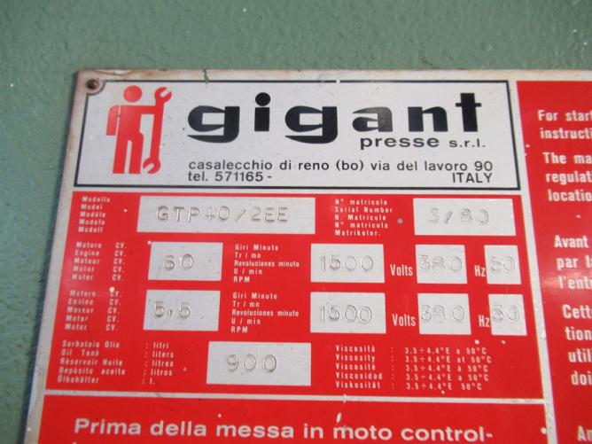 GIGANT GTP 40/2EE
